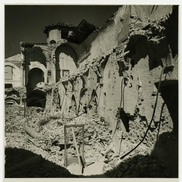 Milano - bombardamenti 1943 - S. Maria delle Grazie