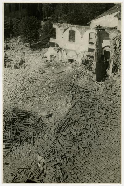 Milano - bombardamenti 1943 - S. Maria delle Grazie