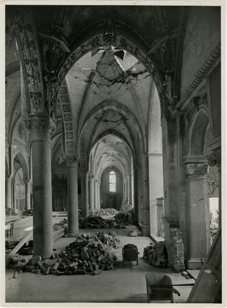 Milano - bombardamenti 1943 - S. Maria delle Grazie