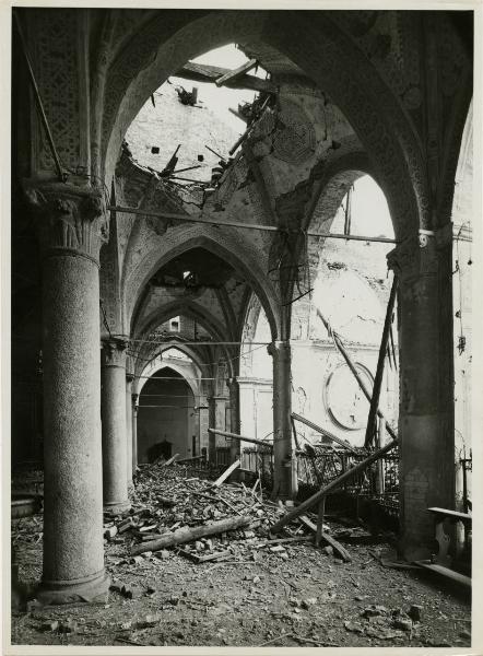 Milano - bombardamenti 1943 - S. Pietro in Gessate