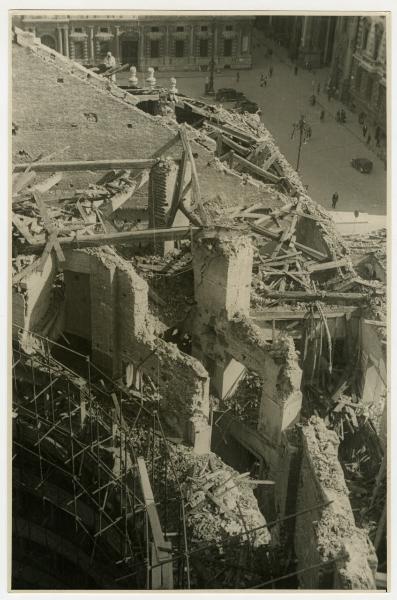 Milano - bombardamenti 1943 - Teatro alla Scala