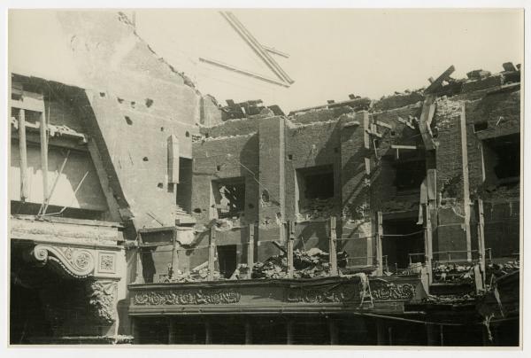 Milano - bombardamenti 1943 - Teatro alla Scala