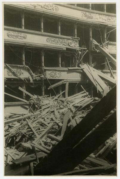 Milano - bombardamenti 1943 - Teatro alla Scala