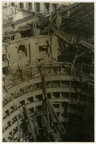 Milano - bombardamenti 1943 - Teatro alla Scala