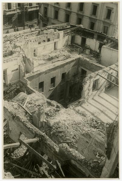 Milano - bombardamenti 1943 - Teatro alla Scala