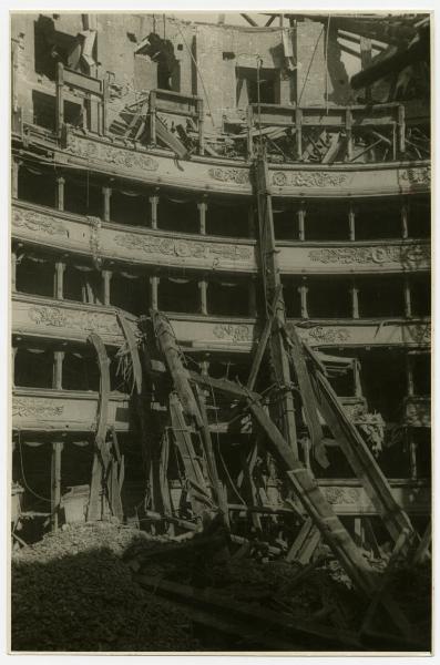 Milano - bombardamenti 1943 - Teatro alla Scala