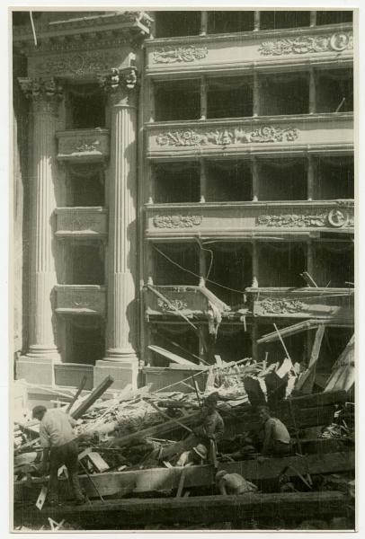 Milano - bombardamenti 1943 - Teatro alla Scala