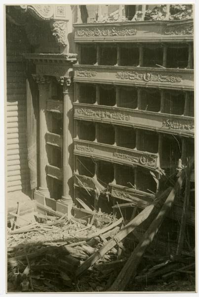 Milano - bombardamenti 1943 - Teatro alla Scala