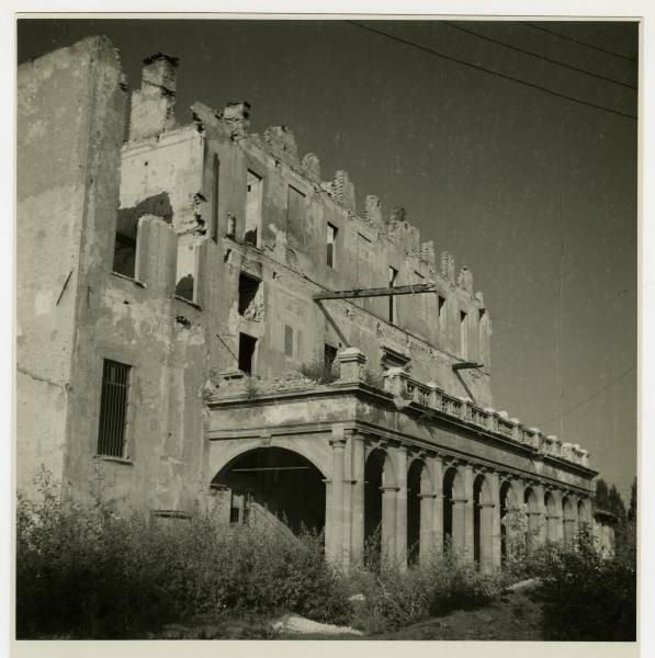 Milano - bombardamenti 1943 - Villa Simonetta