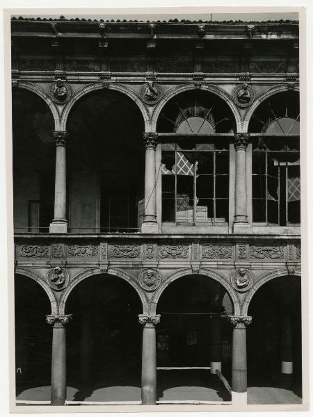 Milano - bombardamenti 1943 - Ospedale Maggiore