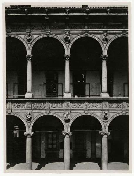 Milano - bombardamenti 1943 - Ospedale Maggiore