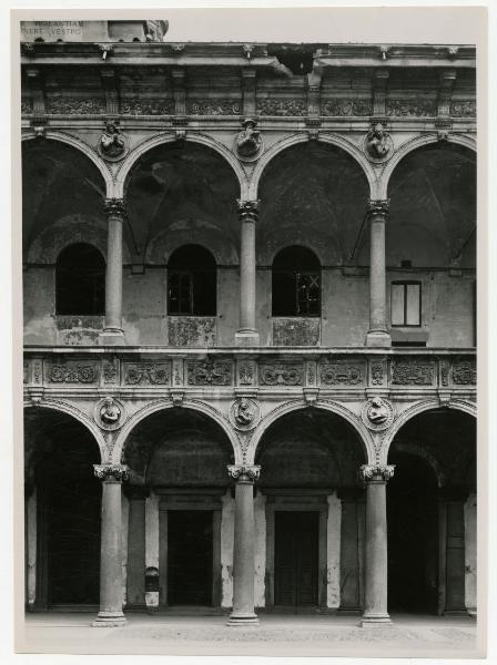 Milano - bombardamenti 1943 - Ospedale Maggiore