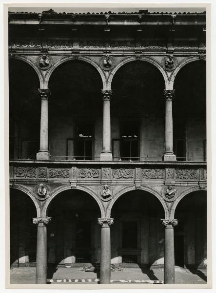 Milano - bombardamenti 1943 - Ospedale Maggiore