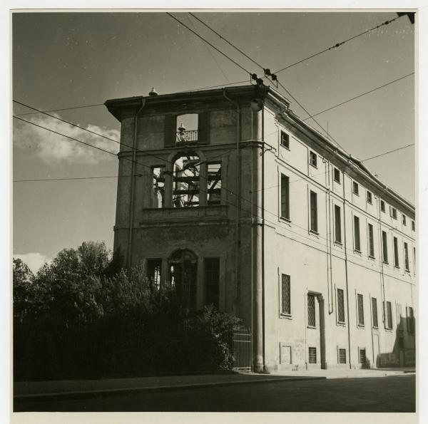 Milano - bombardamenti 1943 - Palazzo Dugnani