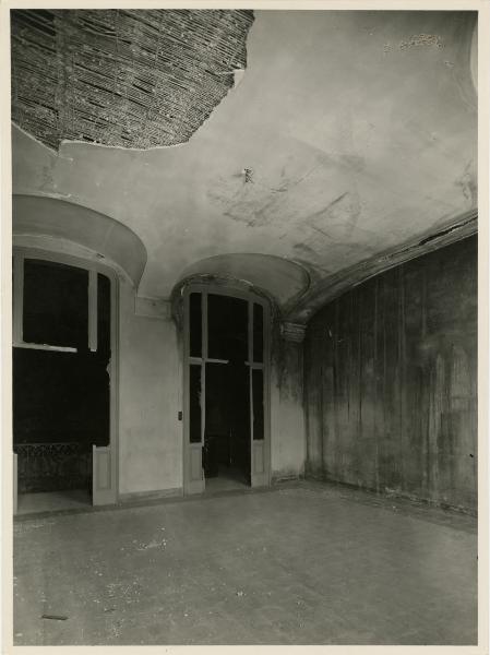 Milano - bombardamenti 1943 - Palazzo Dugnani