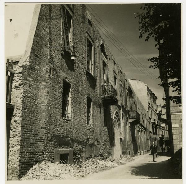 Milano - bombardamenti 1943 - Palazzo Borromeo