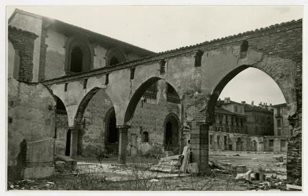 Milano - bombardamenti 1943 - Palazzo Borromeo