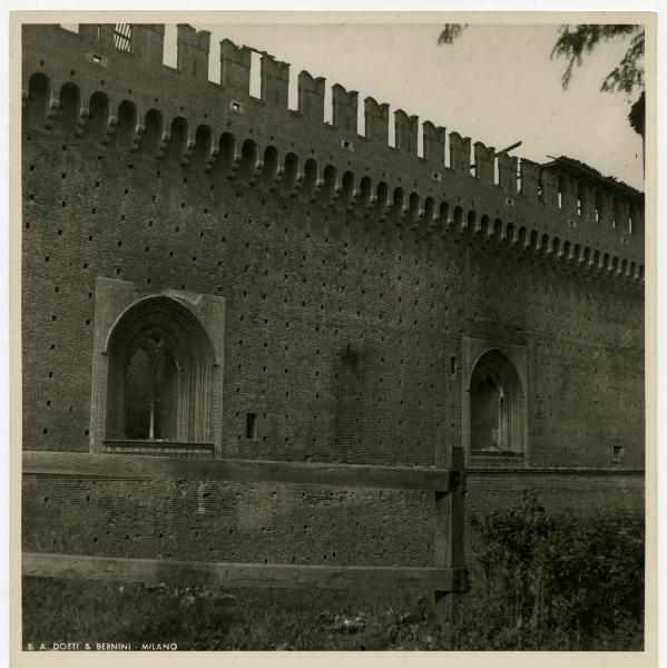 Milano - bombardamenti 1943 - Castello Sforzesco