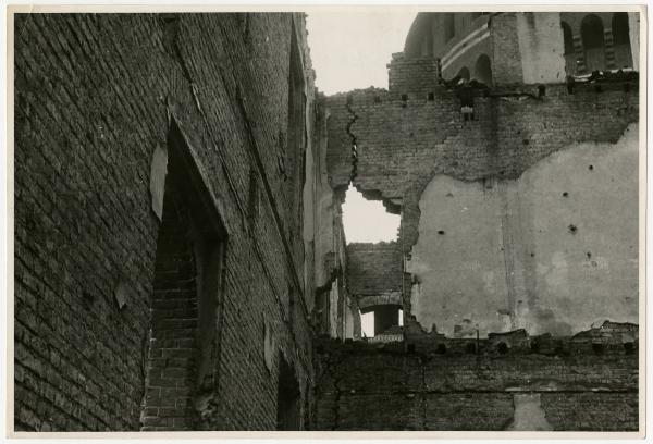 Milano - bombardamenti 1943 - Castello Sforzesco