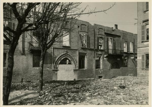 Milano - bombardamenti 1943 - Palazzo Borromeo