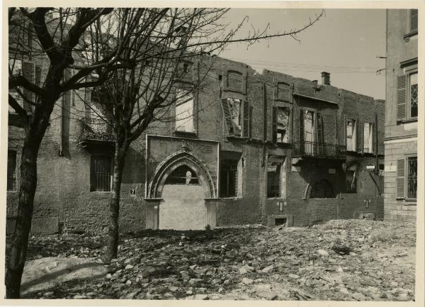 Milano - bombardamenti 1943 - Palazzo Borromeo