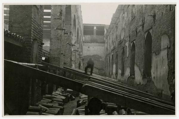 Milano - bombardamenti 1943 - Castello Sforzesco