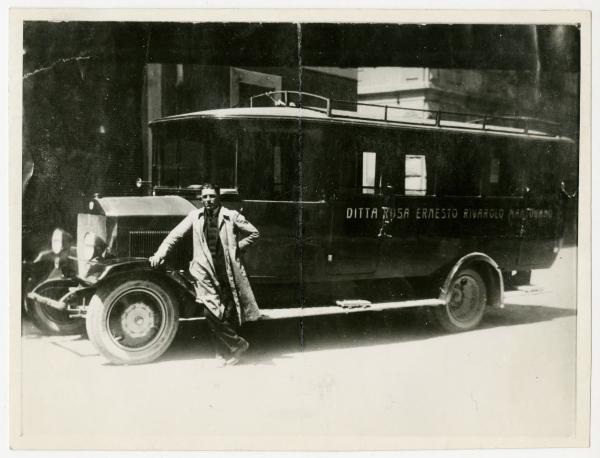 1924 - Corriera tipo Lancia Lentojota (?) della Ditta Ernesto Rosa di Rivarolo Mantovano