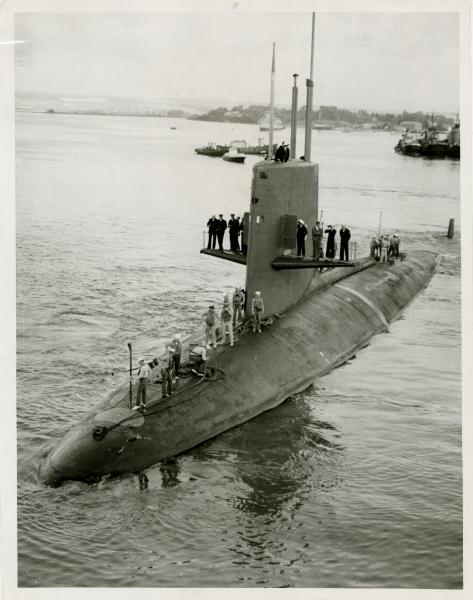 Regno Unito - Portsmouth - 1960 - Sottomarino nucleare statunitense USS Scorpion