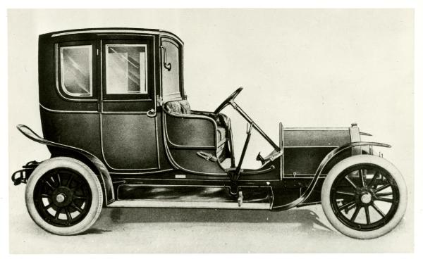 Disegno di automobile Lancia Cab Gamma del 1910