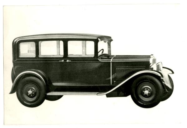 Disegno di automobile Fiat 514 del 1929-1930