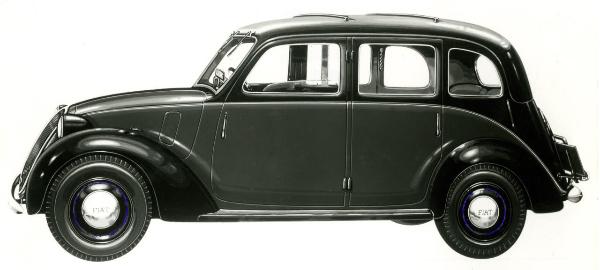 Disegno di automobile FIAT 508 C  "Balilla" 1100 taxi del 1938