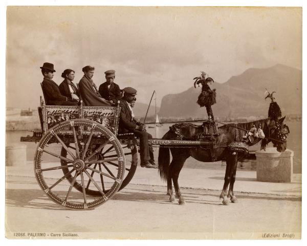 Palermo - Monte Pellegrino - Lungomare - Carro siciliano