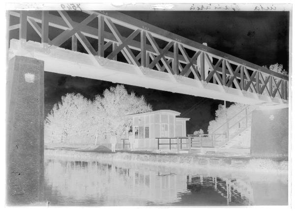 Milano - vecchie cinte daziarie - ponte- uomini in divisa