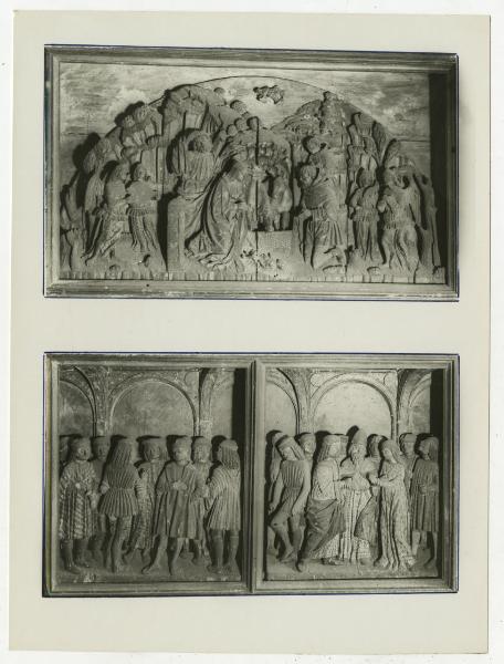 Lodi - Museo Civico - Altare - Formelle - Bassorilievi in legno - Storie della Vergine e di Cristo - Ambrogio Donati - Giovan Pietro Donati