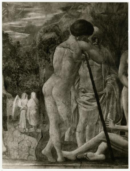 Dipinto murale - Morte di Adamo - Piero della Francesca - Arezzo - Basilica di San Francesco