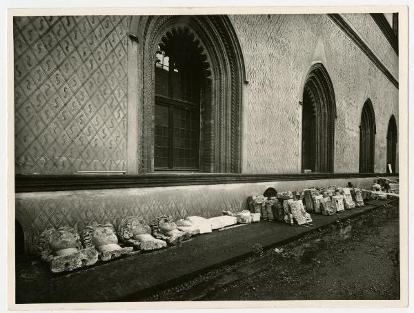 Milano - Castello Sforzesco - Corte Ducale - Restauro e riallestimento BBPR (prima fase 1953-1956)