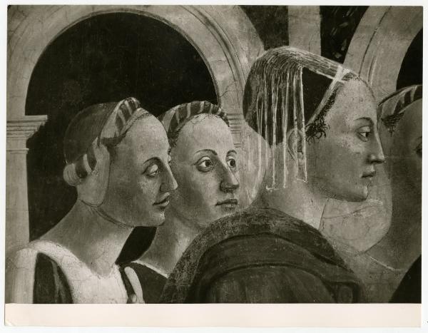 Dipinto murale - Ritrovamento delle tre croci e verifica della Croce - Piero della Francesca - Arezzo - Basilica di San Francesco