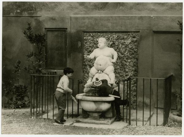 Firenze - Giardini di Boboli - Fontana del Bacchino- verso l'uscita del giardino su piazza Pitti