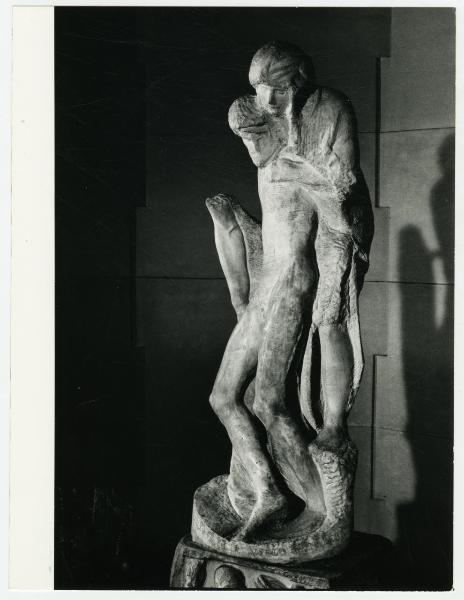 Scultura - Pietà Rondanini - Michelangelo Buonarroti - Milano - Castello Sforzesco - Sala degli Scarlioni o sala XV - inv. s.n., registro di carico 3557/1952