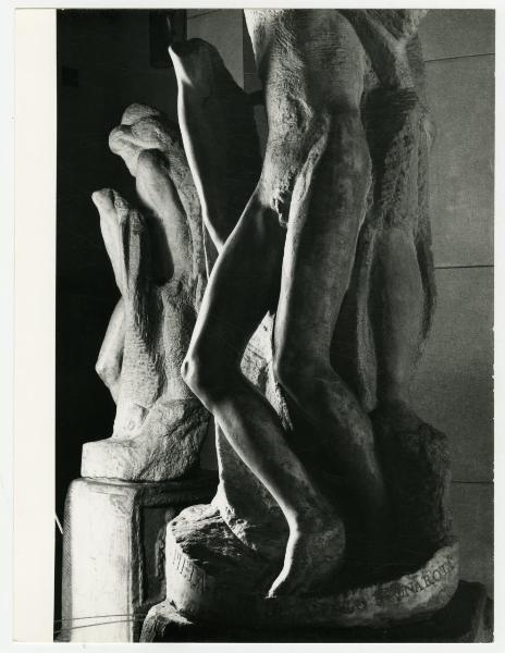 Scultura - Pietà Rondanini - Michelangelo Buonarroti - Milano - Castello Sforzesco - Sala degli Scarlioni o sala XV - inv. s.n., registro di carico 3557/1952