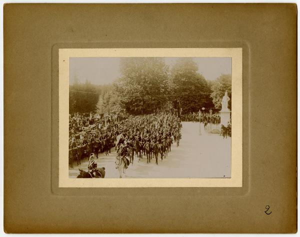 Monza - Parco Villa Reale - Corteo funebre del re Umberto I