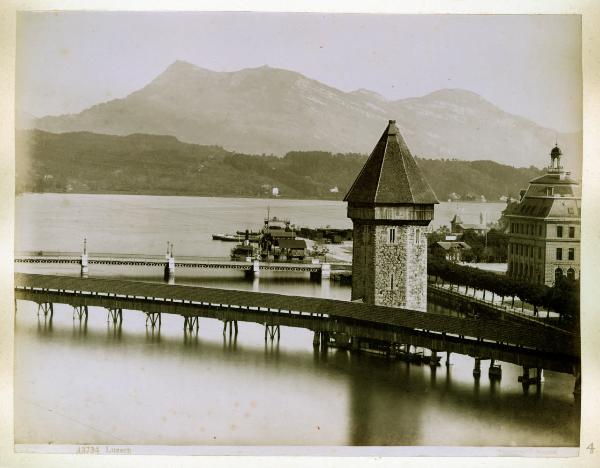Svizzera - Lucerna - lago - Torre dell'Acqua