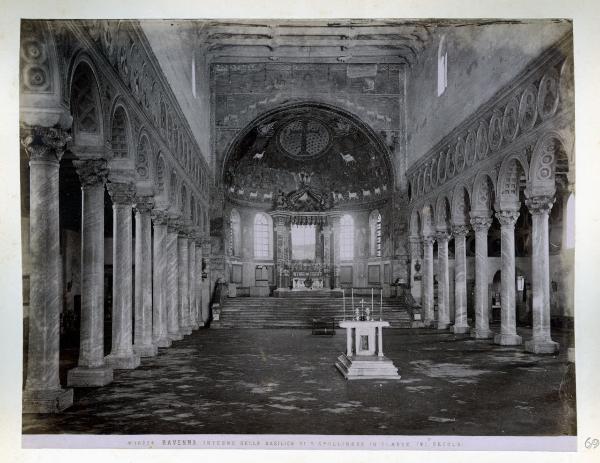 Italia - Emilia Romagna - Ravenna - Basilica di S. Apollinare in classe - interno