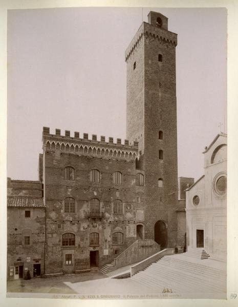 Italia - Toscana - S. Gimignano - Palazzo del Podestà - Duomo