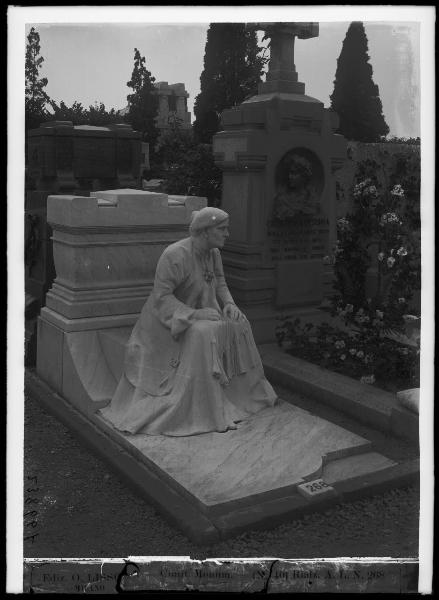 Milano - Cimitero Monumentale - Tomba Antonio Cardini - Tomba Giuseppina Pessina