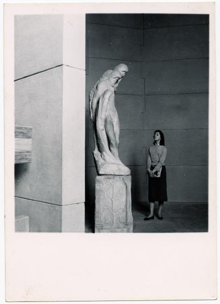 Scultura - Pietà Rondanini - Michelangelo Buonarroti - Milano - Castello Sforzesco - Musei Civici - Museo d'arte Antica - Sala 15 (Sala degli Scarlioni) - Allestimento BBPR (1956)