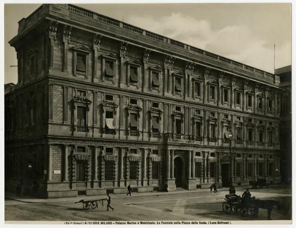 Milano - Piazza della Scala - Palazzo Marino - facciata