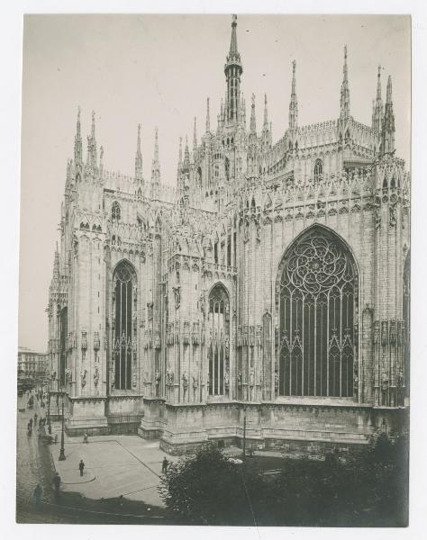 Milano - Duomo - Veduta del transetto sud e dell'abside