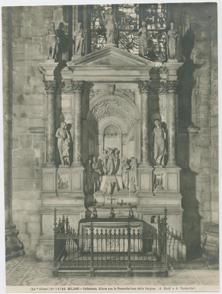 Scultura - Milano - Duomo - navata sinistra - Agostino Busti detto il Bambaia - Altare Vimercati con la Presentazione della Vergine