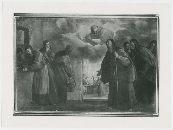 Dipinto - Ciclo dei "Miracoli di San Carlo", Miracolo di Suor Angelica Landriani, 1610 - Alessandro Vaiani - Milano - Ven. Fabbrica del Duomo